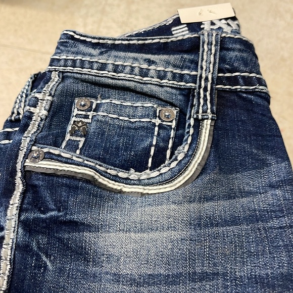 Men’s Western Answer Me Jeans Size 32/32 Straight Fit Denim New With Tags - Picture 4 of 7